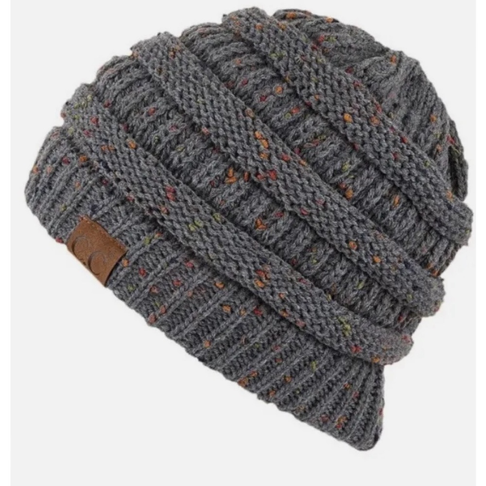 EUC CC Beanie | Dark Grey Speckled
